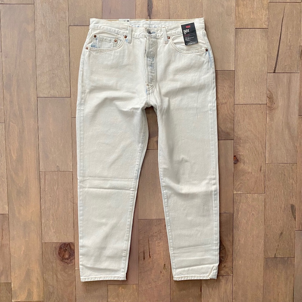 Levi's Premium Denim Nwt 501 '81 Bleached Light A46990010 Jeans  33 x 29